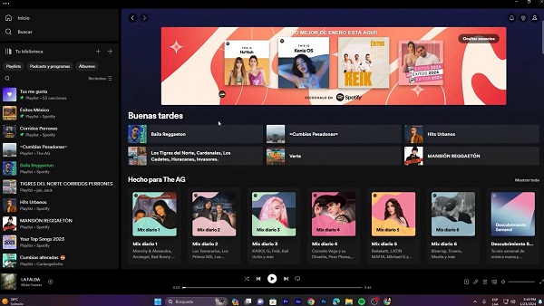 spotify premium en pc windows